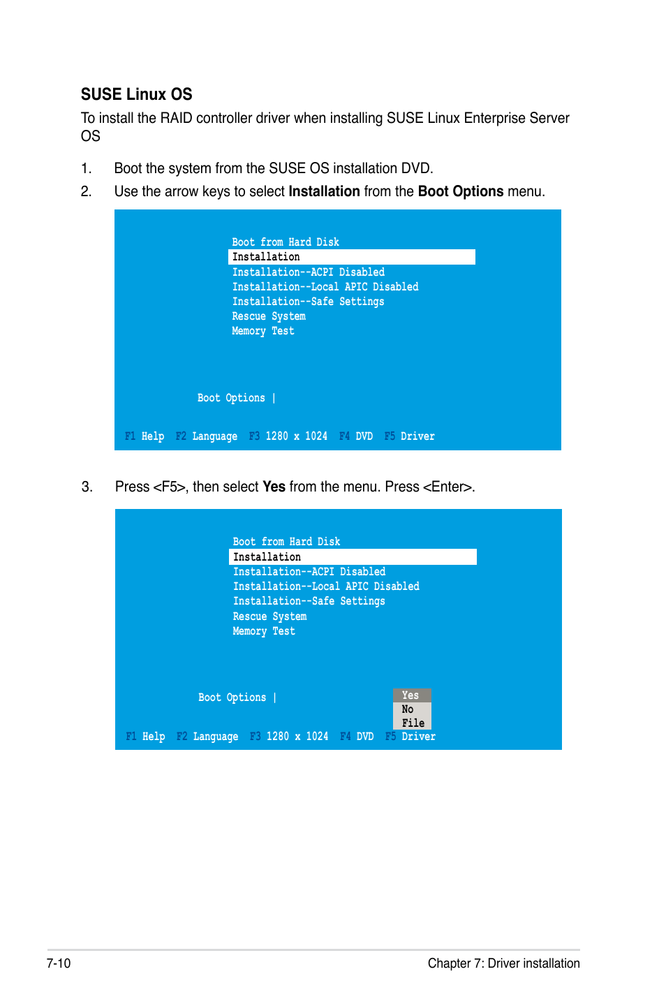 Suse linux os | Asus RS520-X5/PS8 User Manual | Page 140 / 150