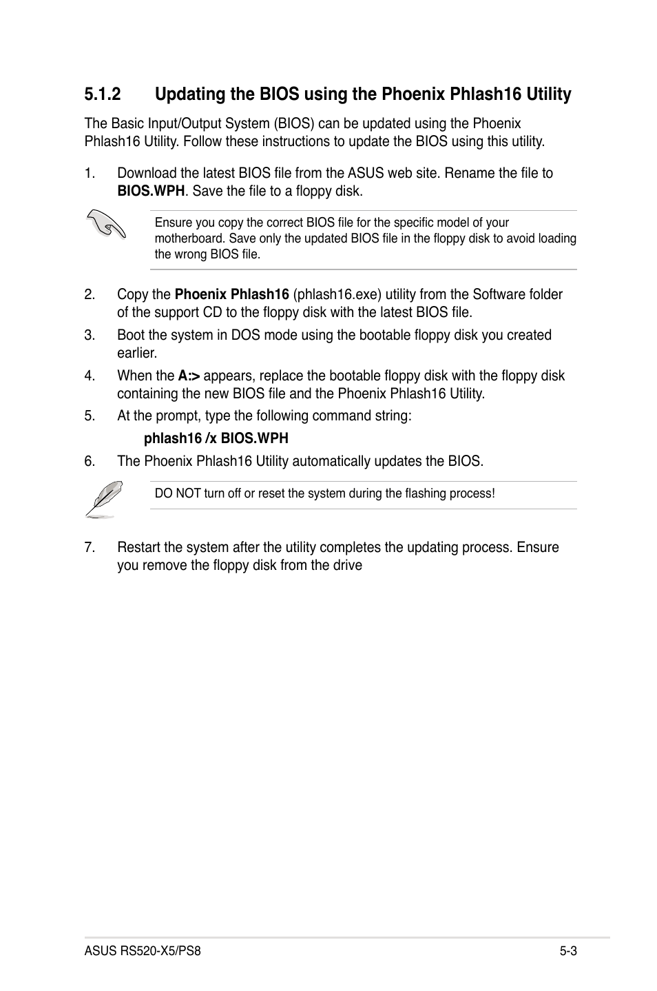 Asus RS520-X5/PS8 User Manual | Page 61 / 150