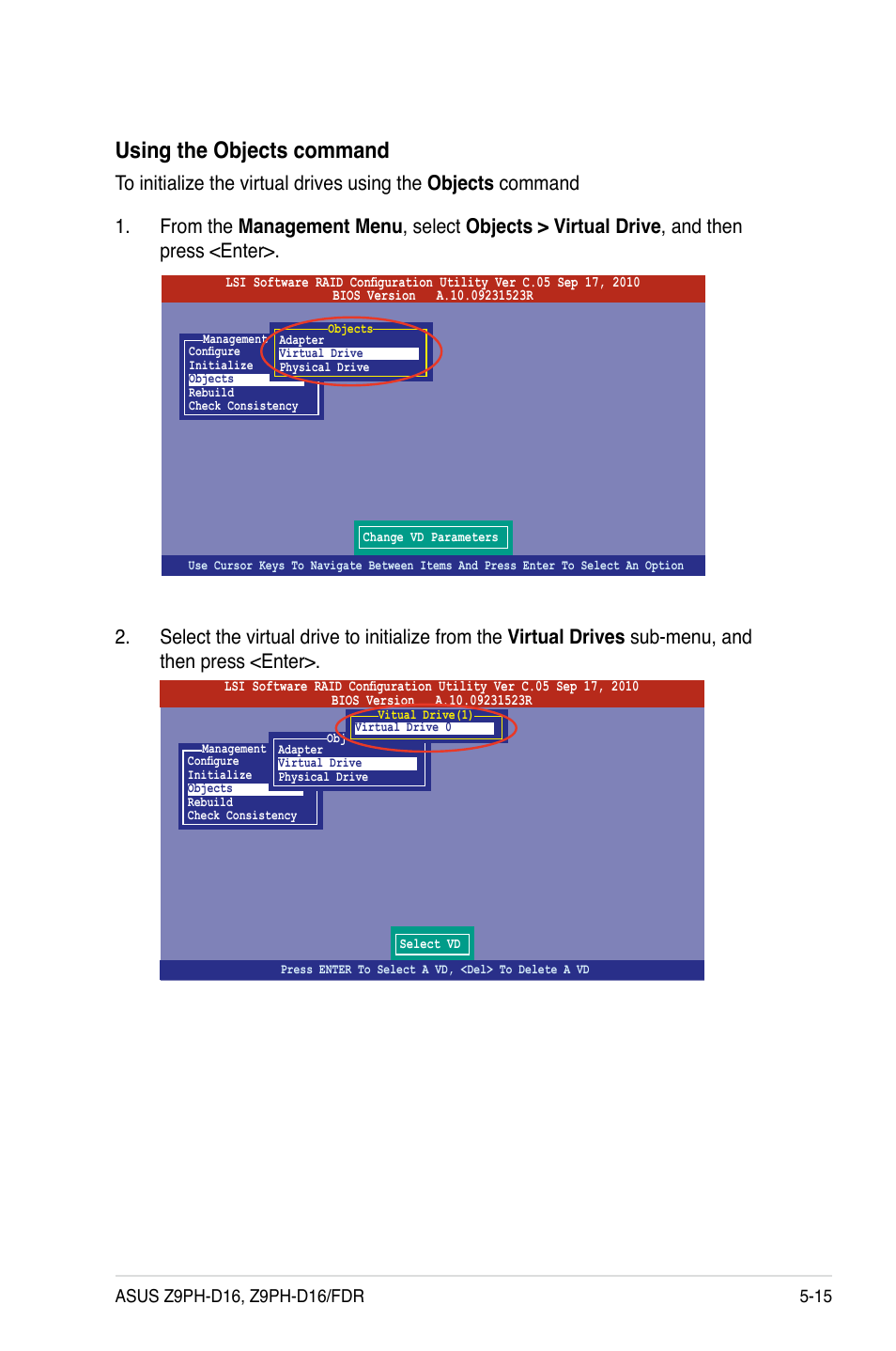 Using the objects command | Asus Z9PH-D16 User Manual | Page 121 / 184