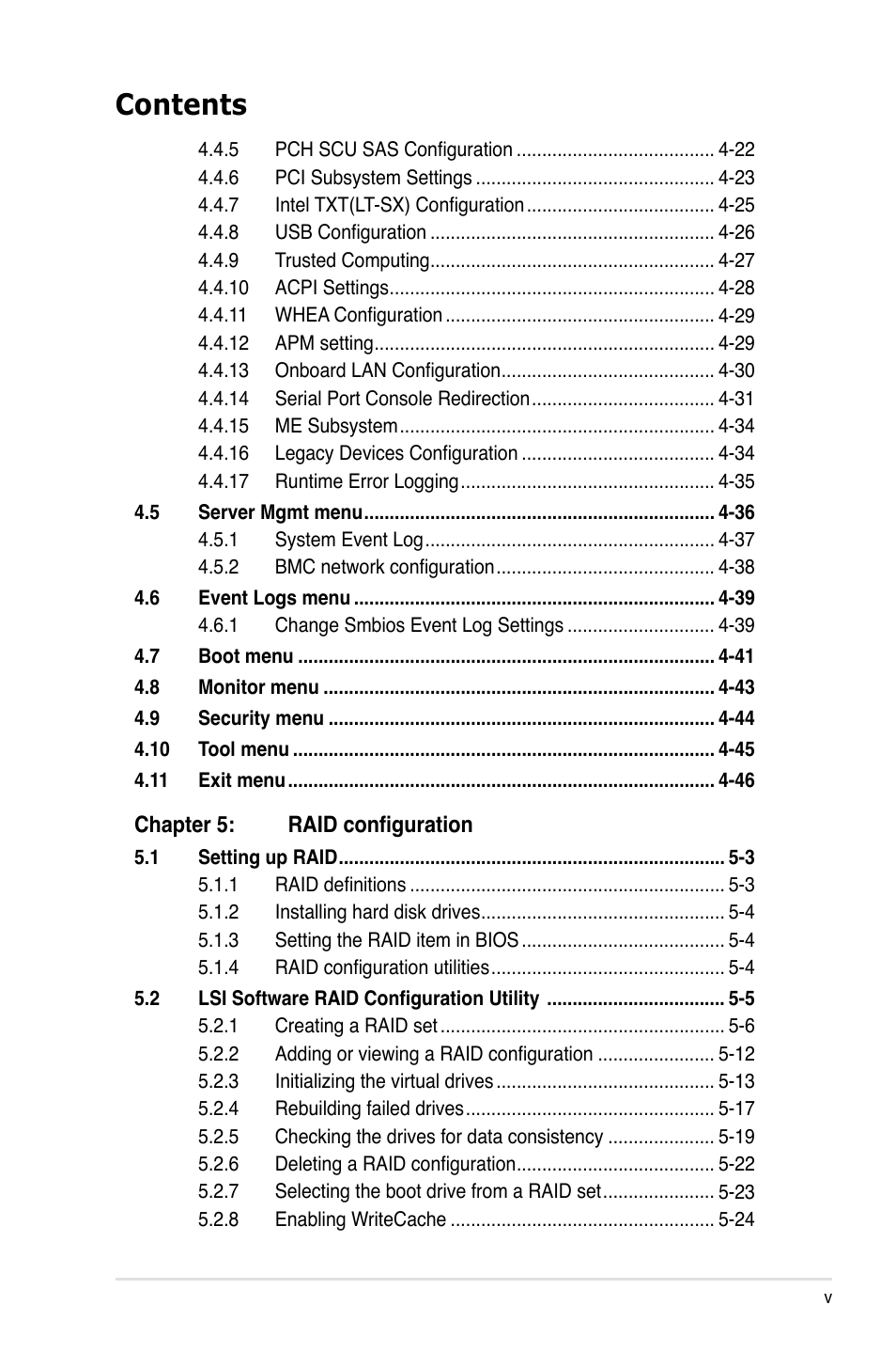 Asus Z9PH-D16 User Manual | Page 5 / 184