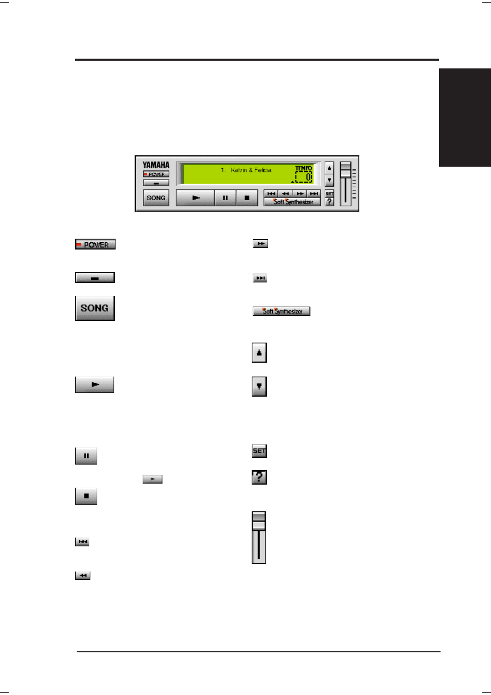 Software reference, 4 using yamaha xgstudio player, 1 yamaha xgstudio player control panel | Asus P3W-E User Manual | Page 117 / 128