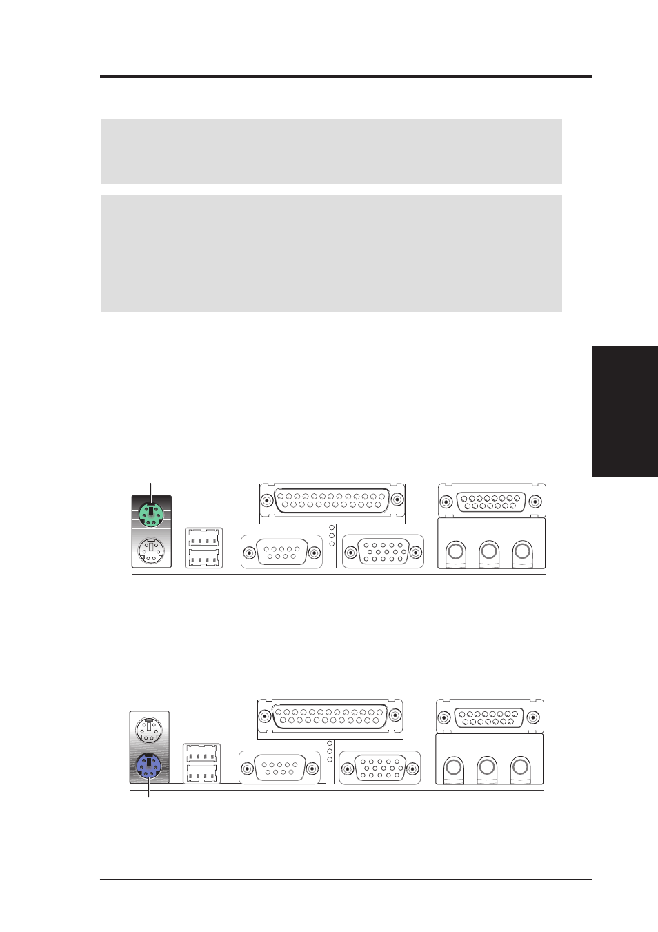 Hardware setup, 8 external connectors | Asus P3W-E User Manual | Page 35 / 128