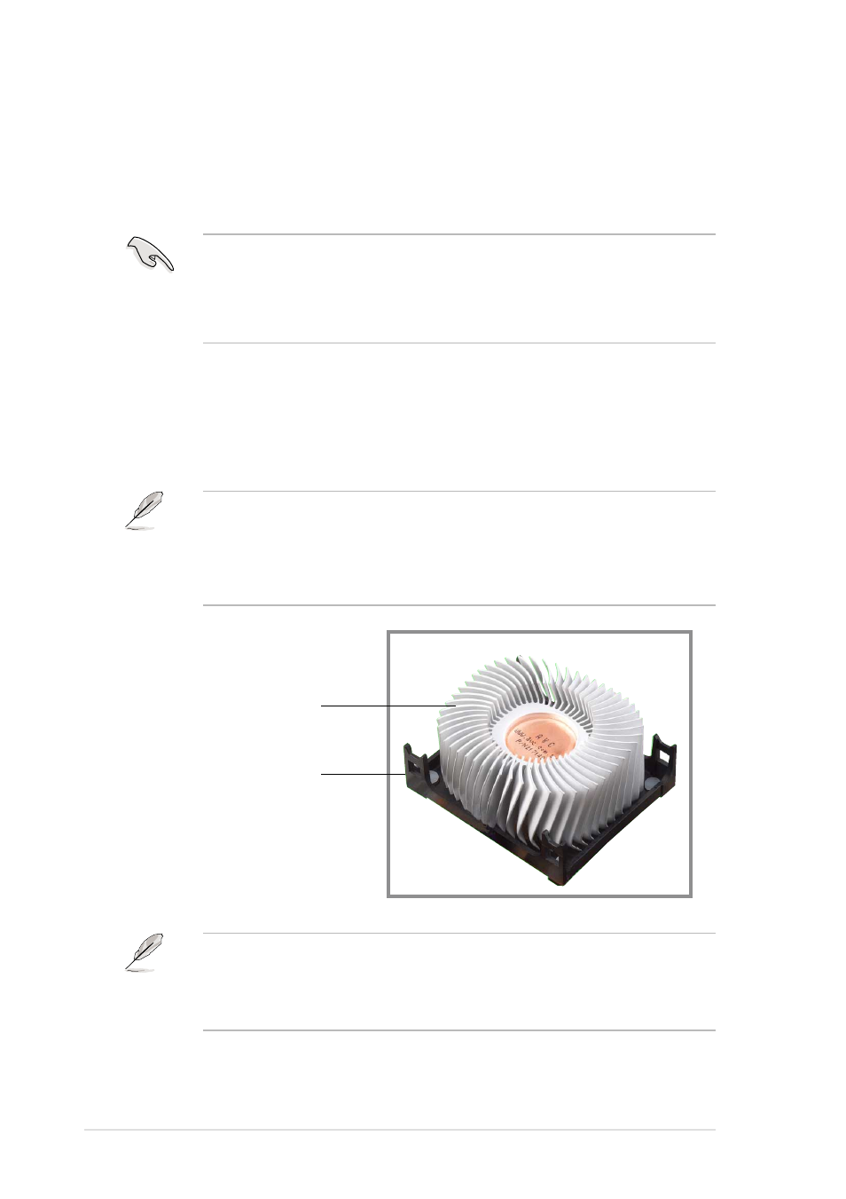3 installing the heatsink and fan | Asus P4S533-VM User Manual | Page 26 / 122