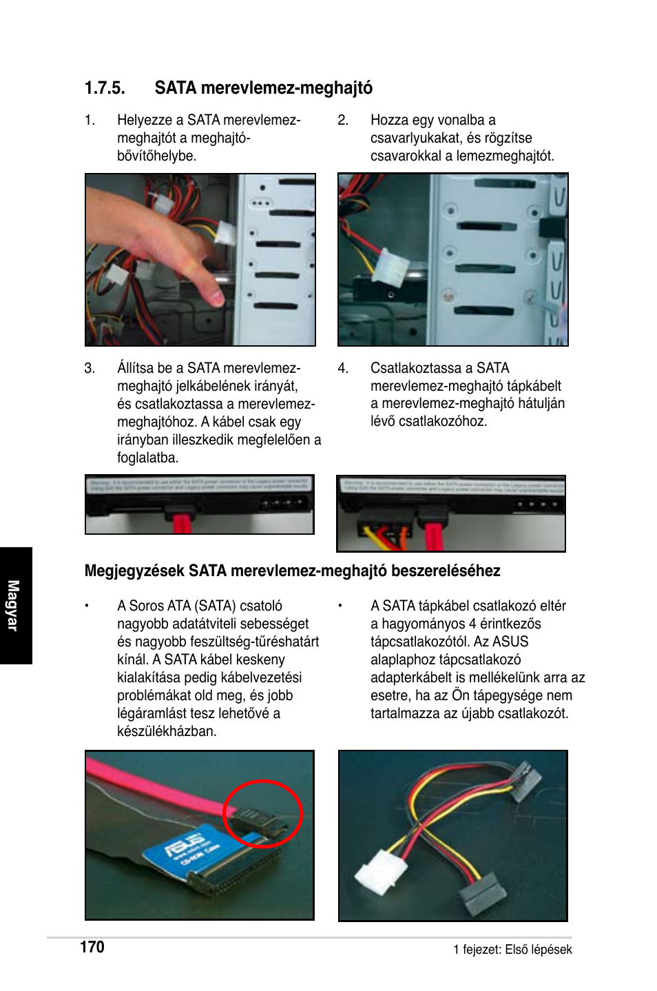 Sata merevlemez-meghajtó | Asus M2Ne User Manual | Page 171 / 691