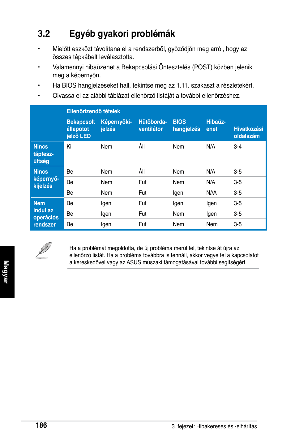 2 egyéb gyakori problémák | Asus M2Ne User Manual | Page 187 / 691