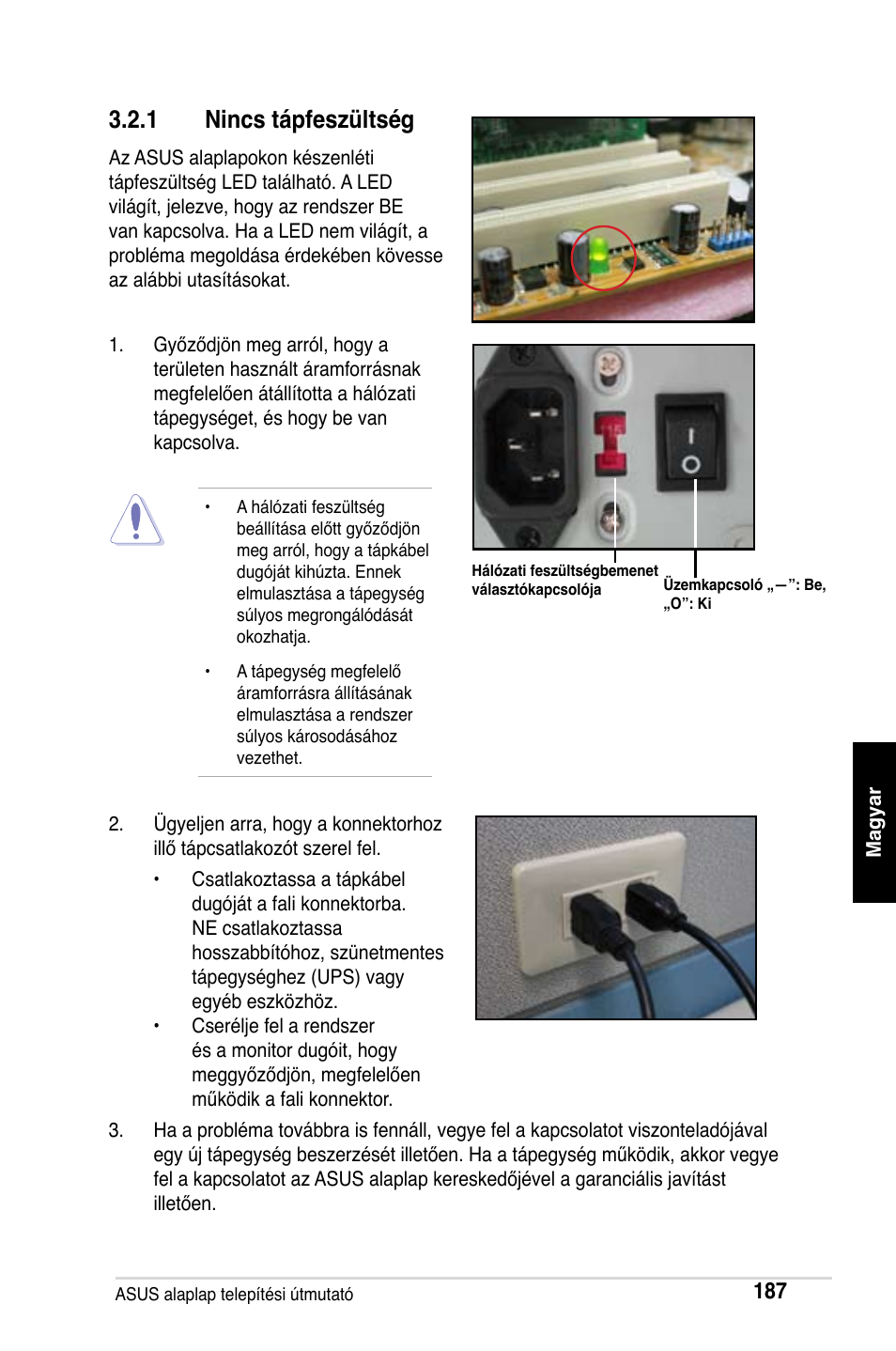 1 nincs tápfeszültség | Asus M2Ne User Manual | Page 188 / 691