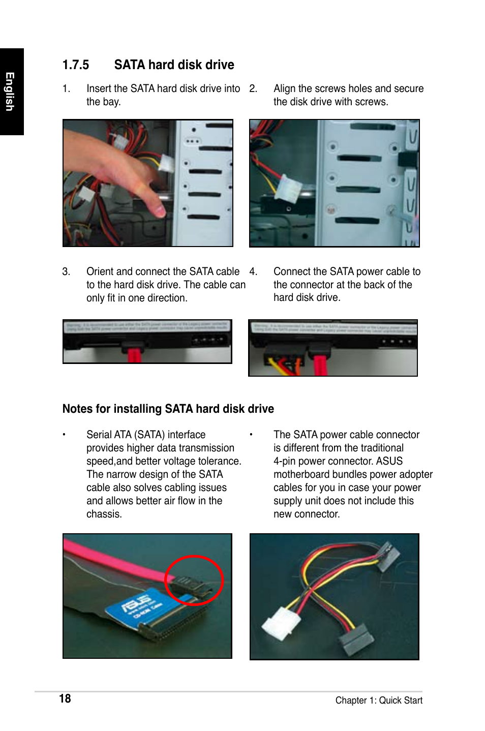5 sata hard disk drive | Asus M2Ne User Manual | Page 19 / 691