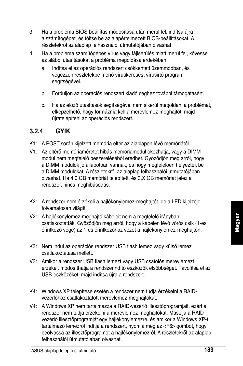 4 gyik | Asus M2Ne User Manual | Page 190 / 691