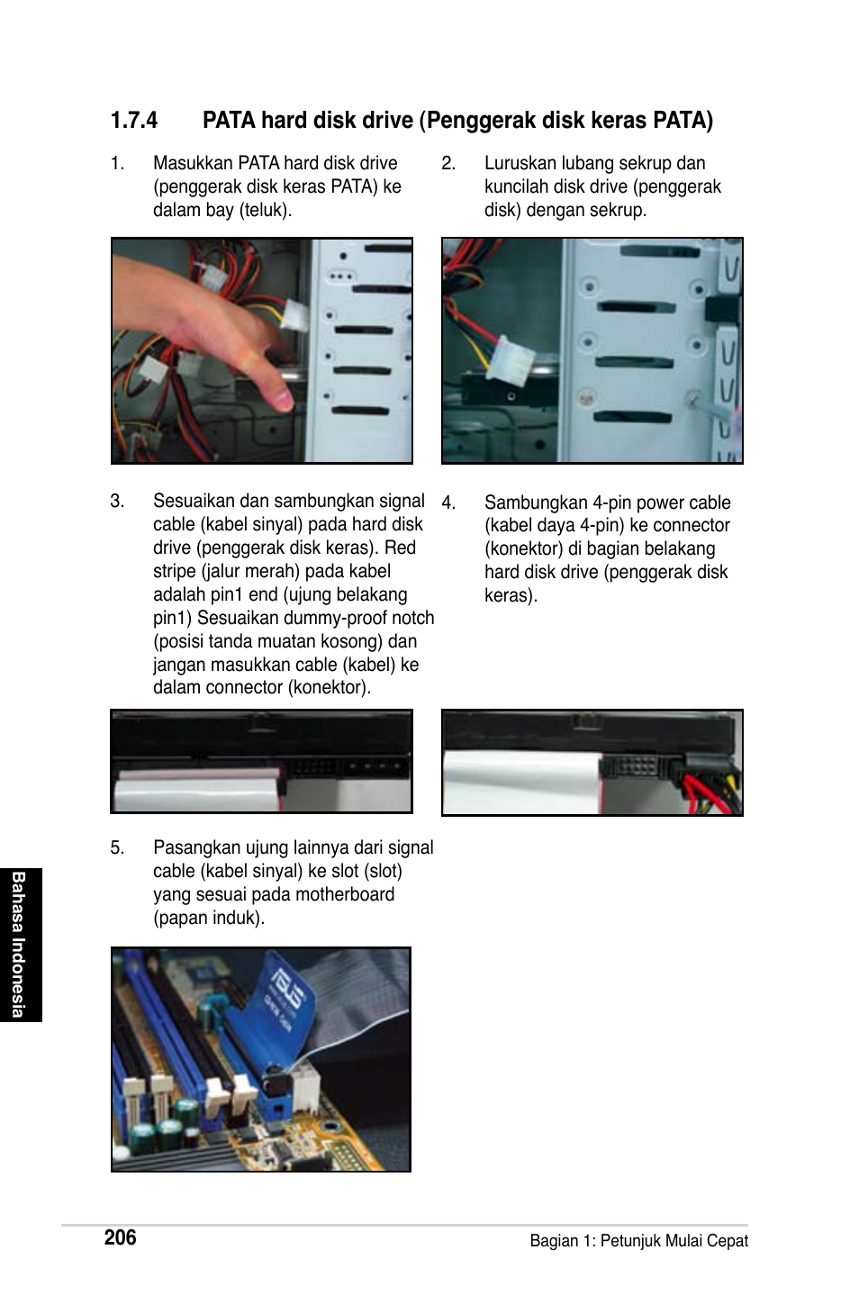 4 pata hard disk drive (penggerak disk keras pata) | Asus M2Ne User Manual | Page 207 / 691