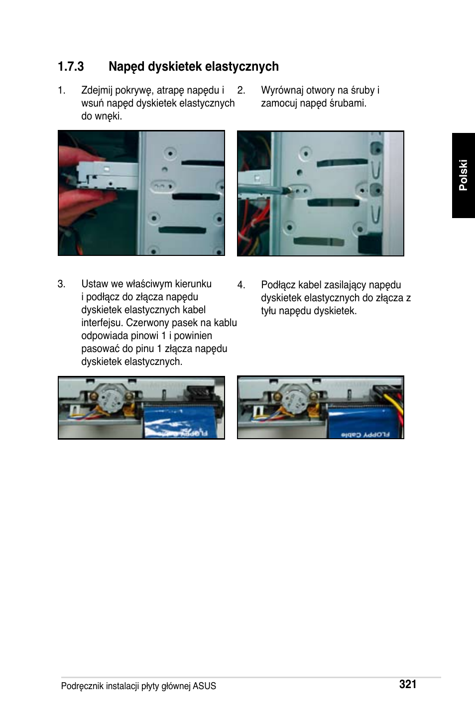 3 napęd dyskietek elastycznych | Asus M2Ne User Manual | Page 322 / 691