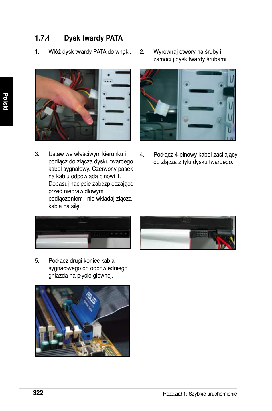 4 dysk twardy pata | Asus M2Ne User Manual | Page 323 / 691