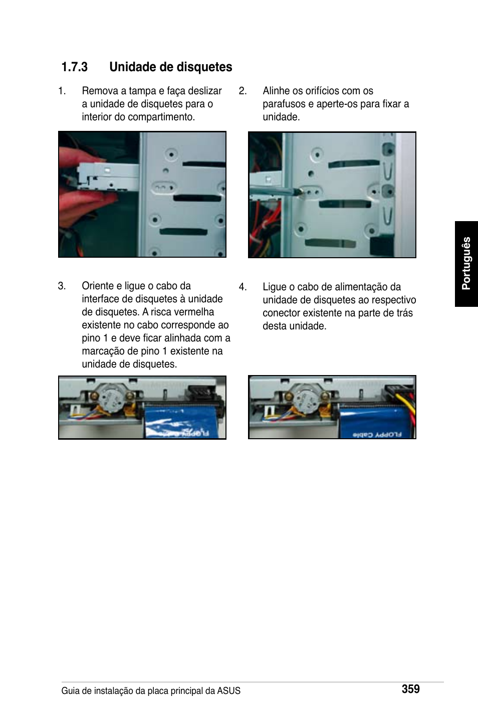 3 unidade de disquetes | Asus M2Ne User Manual | Page 360 / 691