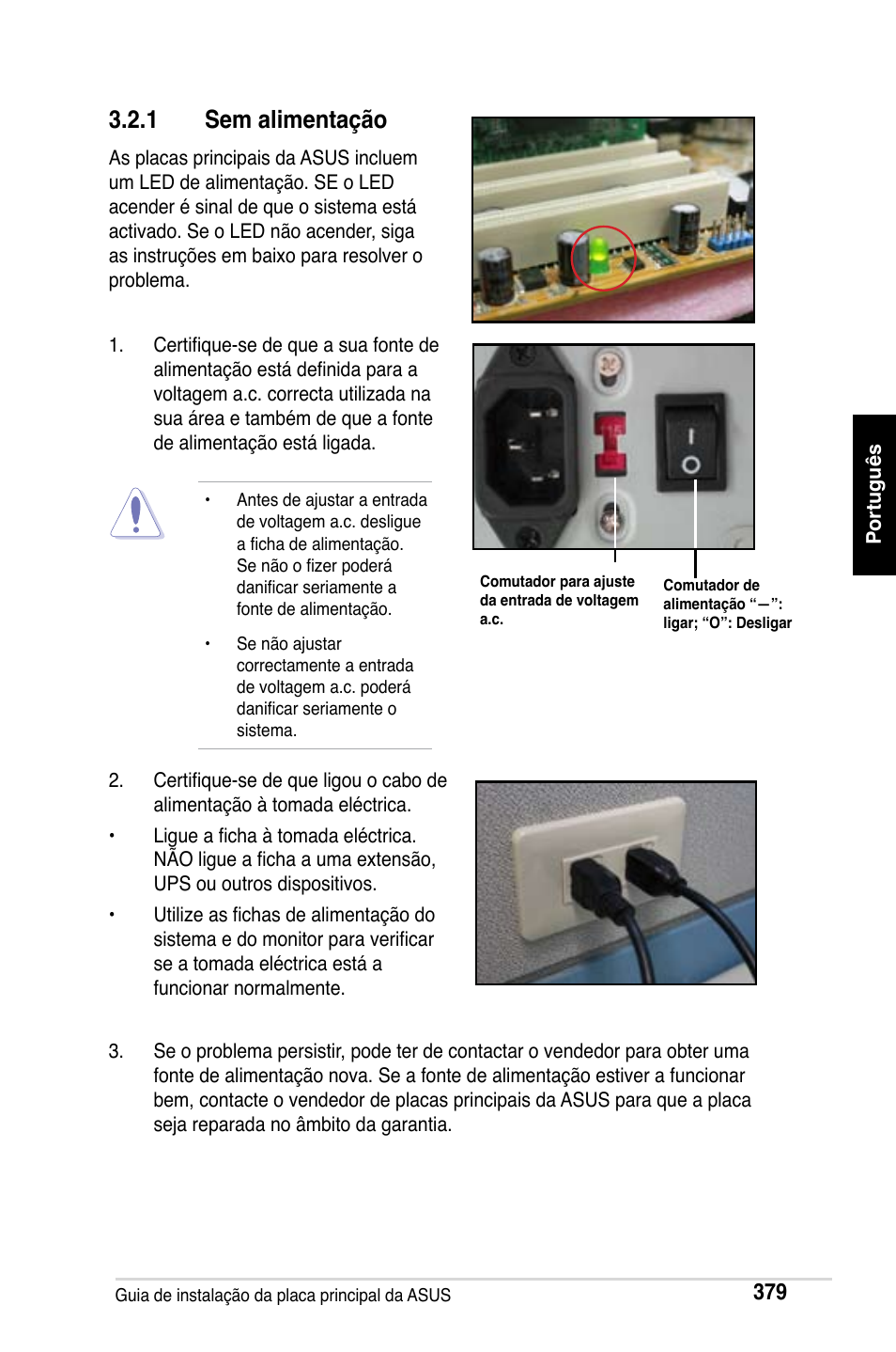 1 sem alimentação | Asus M2Ne User Manual | Page 380 / 691