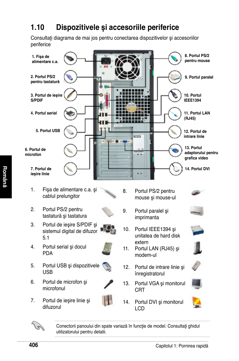 10 dispozitivele şi accesoriile periferice | Asus M2Ne User Manual | Page 407 / 691