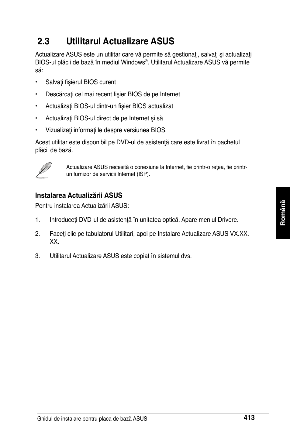 3 utilitarul actualizare asus | Asus M2Ne User Manual | Page 414 / 691