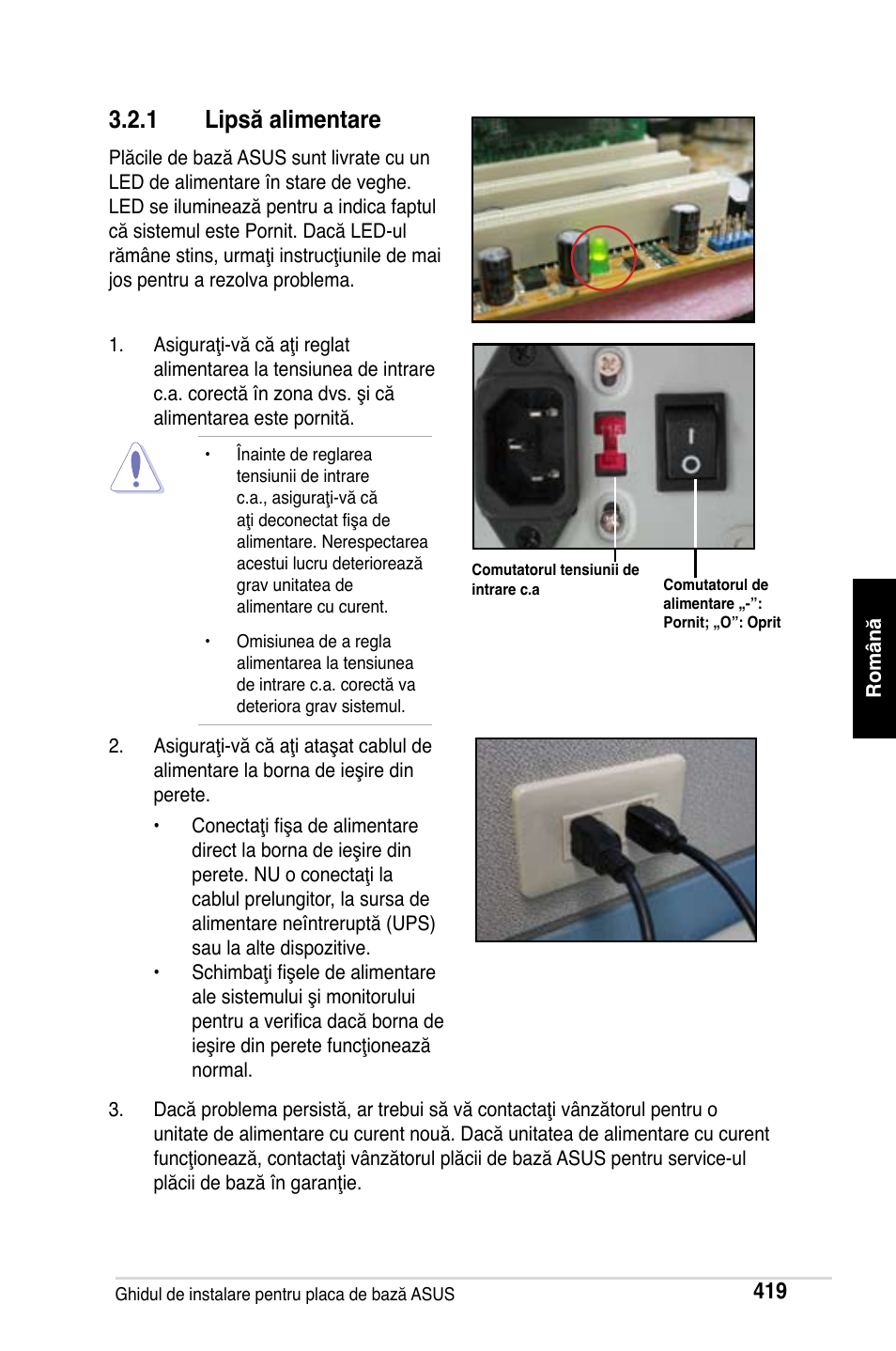 1 lipsă alimentare | Asus M2Ne User Manual | Page 420 / 691