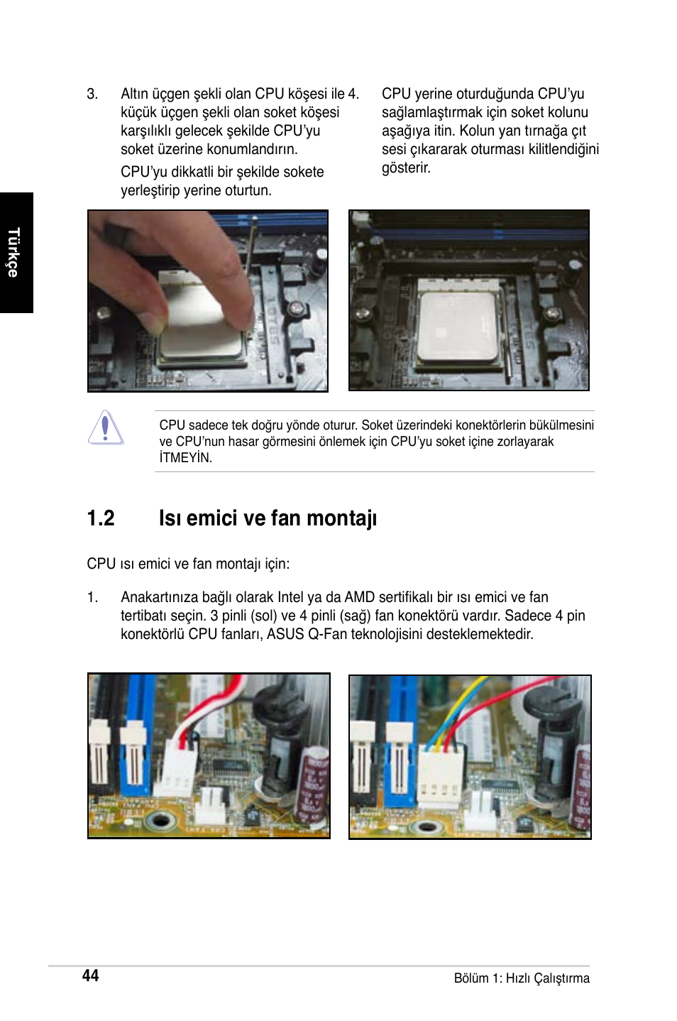 2 isı emici ve fan montajı | Asus M2Ne User Manual | Page 45 / 691