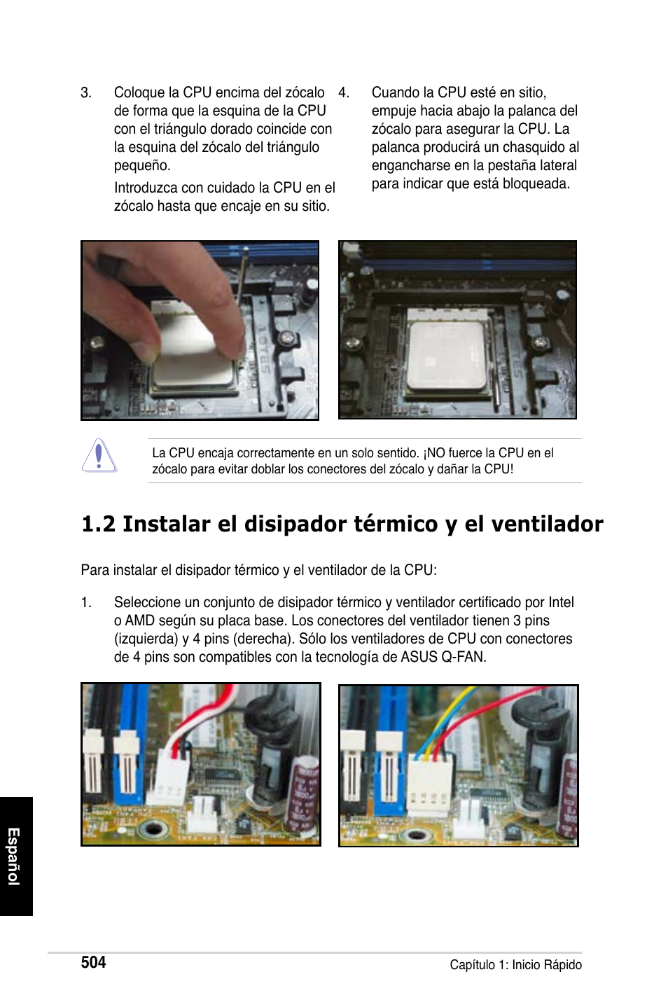 2 instalar el disipador térmico y el ventilador | Asus M2Ne User Manual | Page 505 / 691