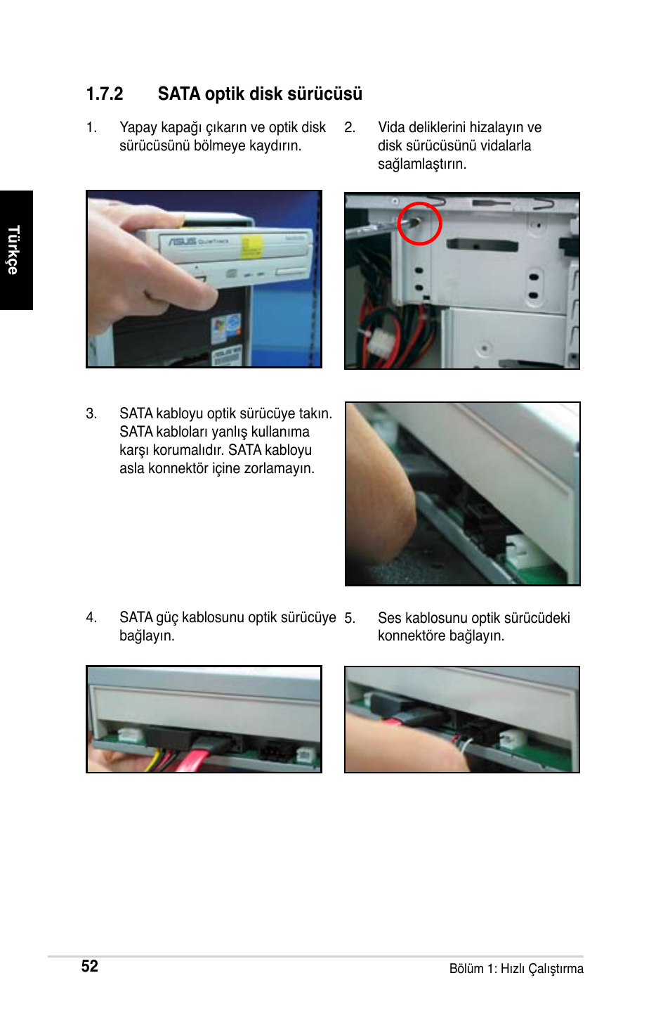 2 sata optik disk sürücüsü | Asus M2Ne User Manual | Page 53 / 691