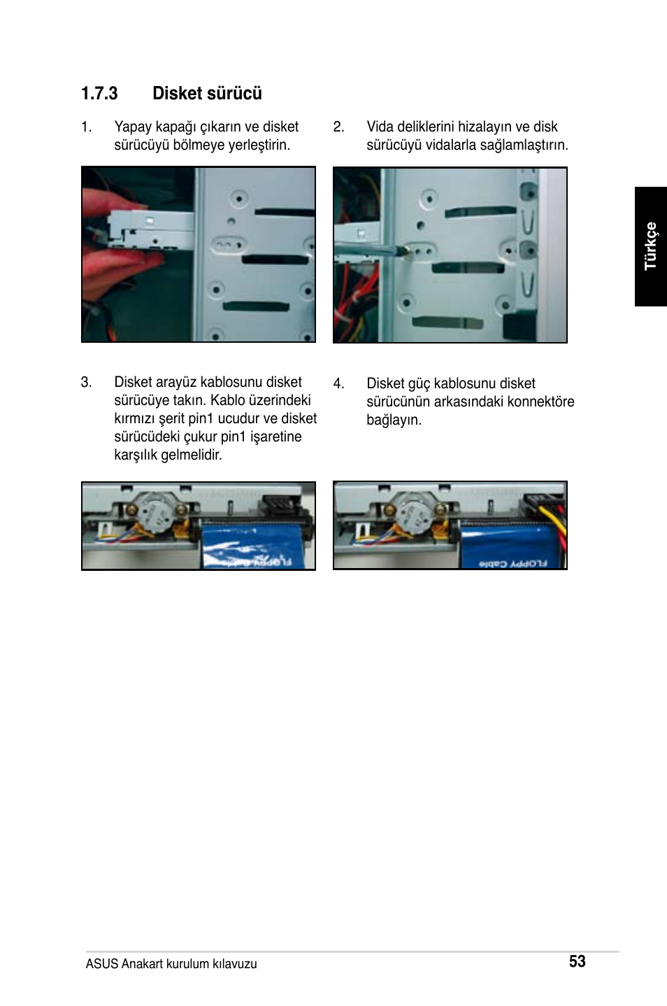 3 disket sürücü | Asus M2Ne User Manual | Page 54 / 691