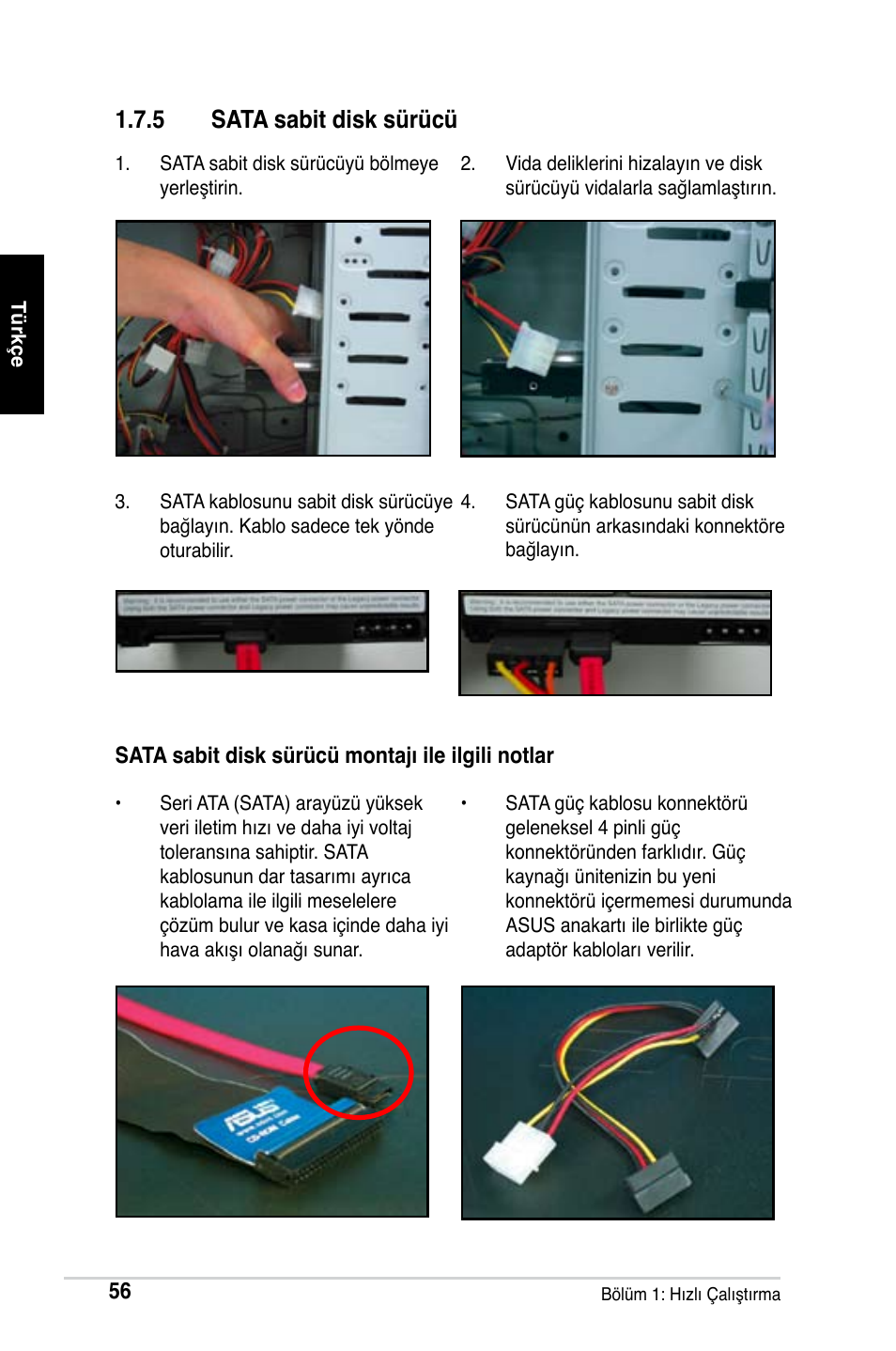 5 sata sabit disk sürücü | Asus M2Ne User Manual | Page 57 / 691