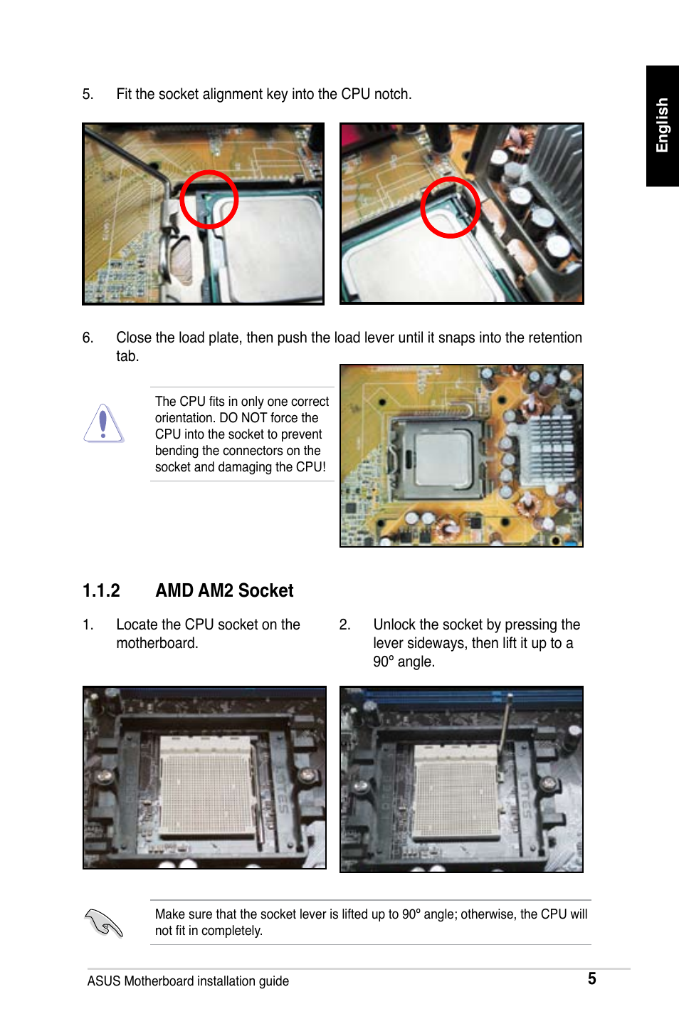 2 amd am2 socket | Asus M2Ne User Manual | Page 6 / 691