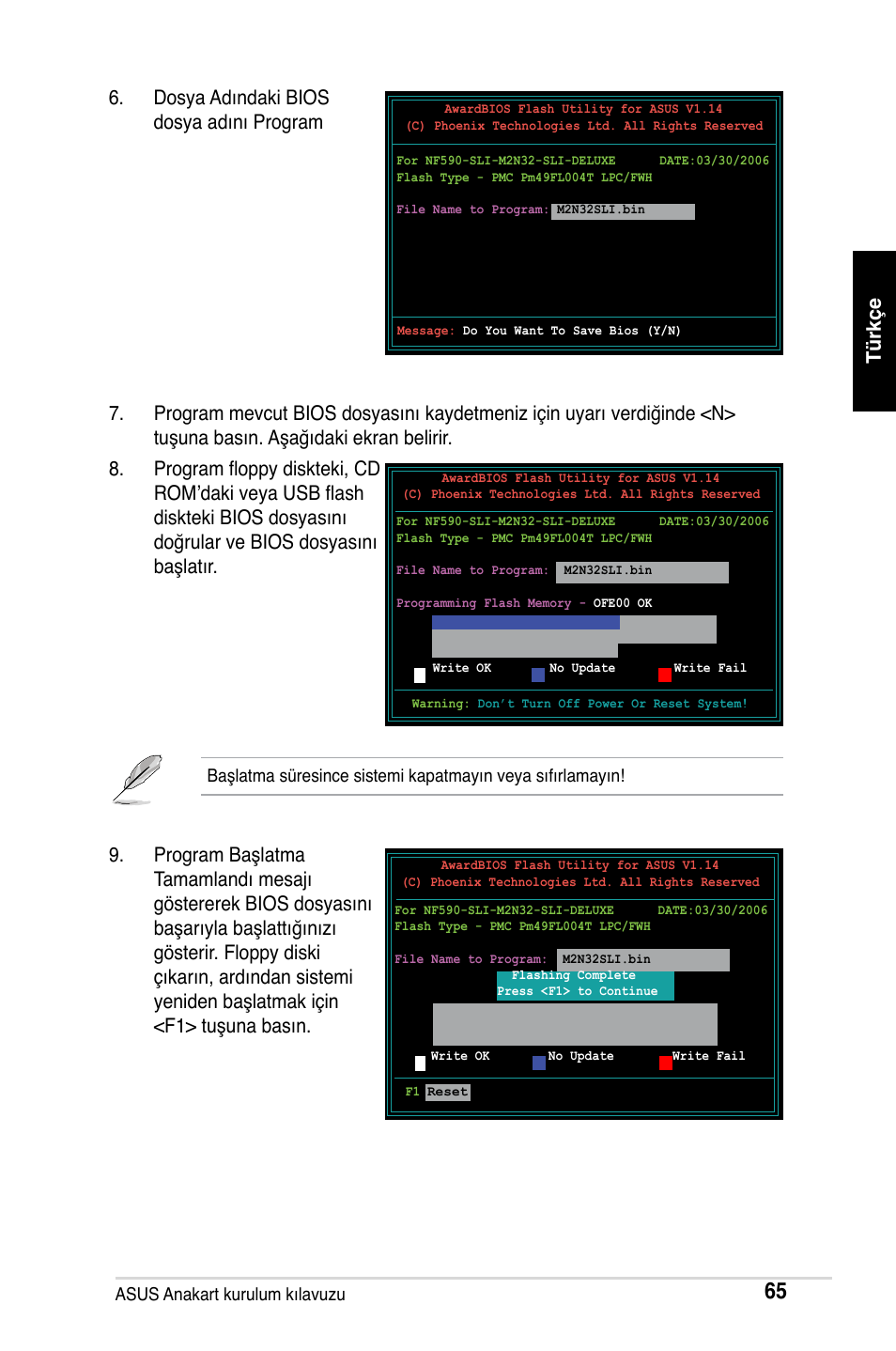 Dosya adındaki bios dosya adını program | Asus M2Ne User Manual | Page 66 / 691