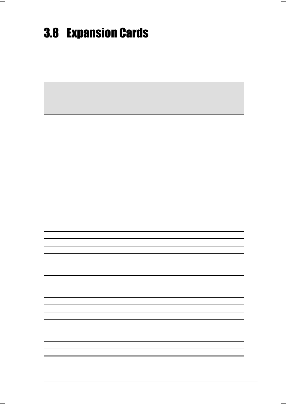 8 expansion cards, 1 assigning irqs for expansion cards, Standard interrupt assignments | Asus Terminator Tualatin User Manual | Page 47 / 106