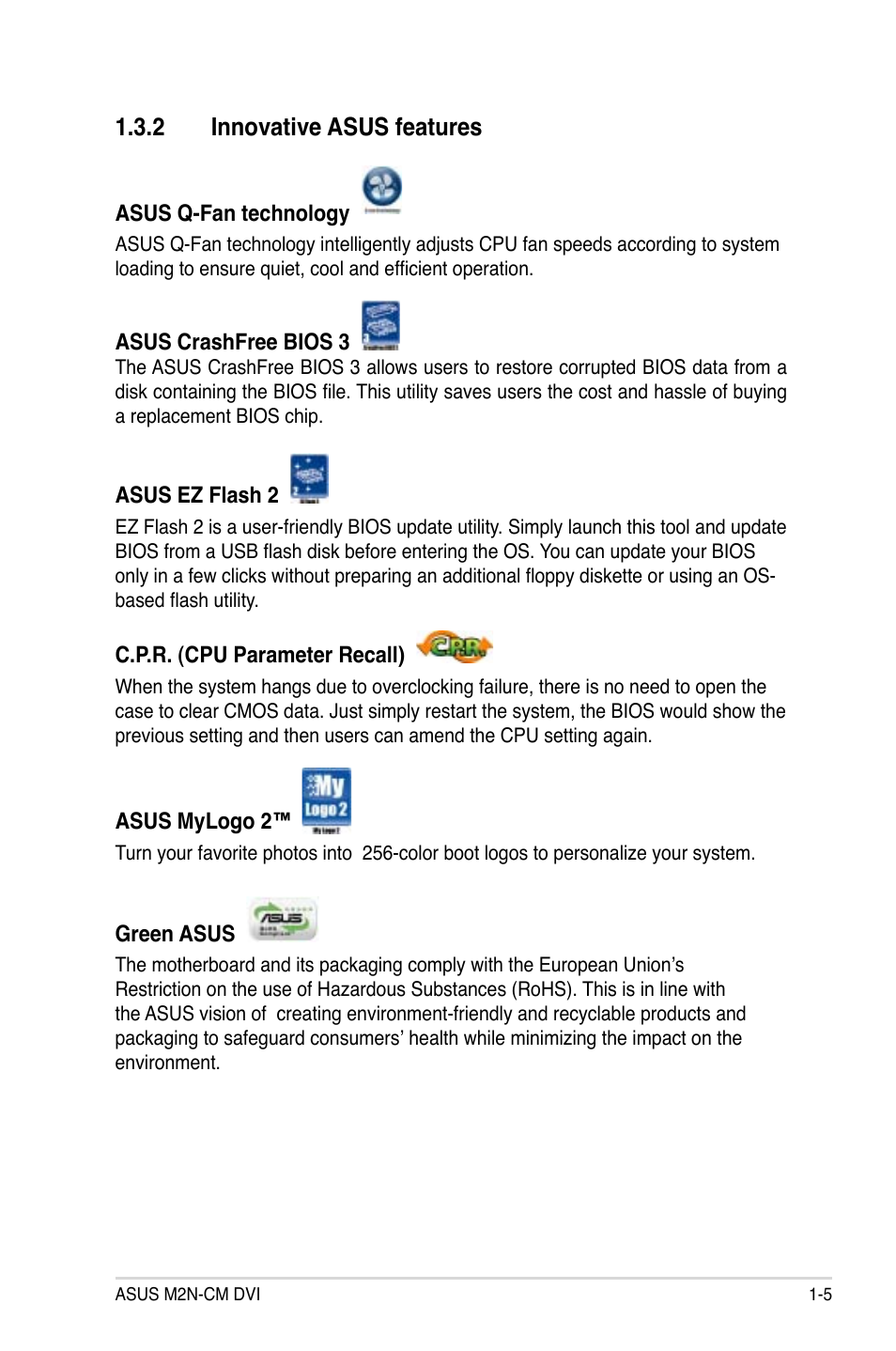 2 innovative asus features | Asus M2N-VM DVI User Manual | Page 17 / 97