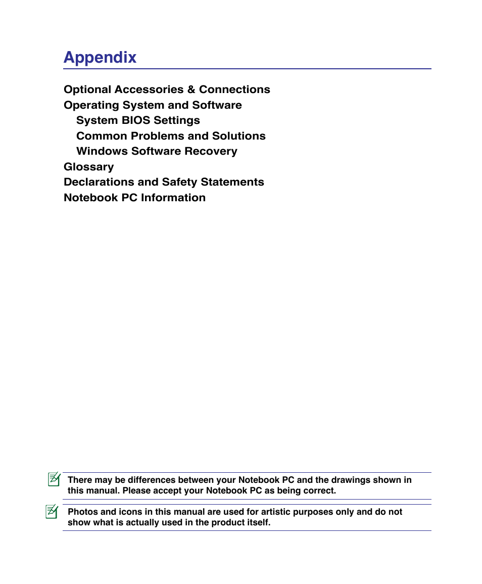 Appendix | Asus U50F User Manual | Page 55 / 90