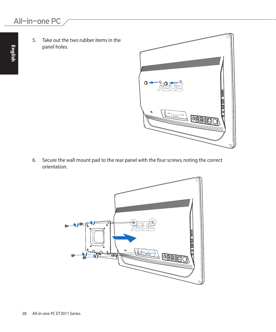 Asus ET2011AGT User Manual | Page 28 / 42