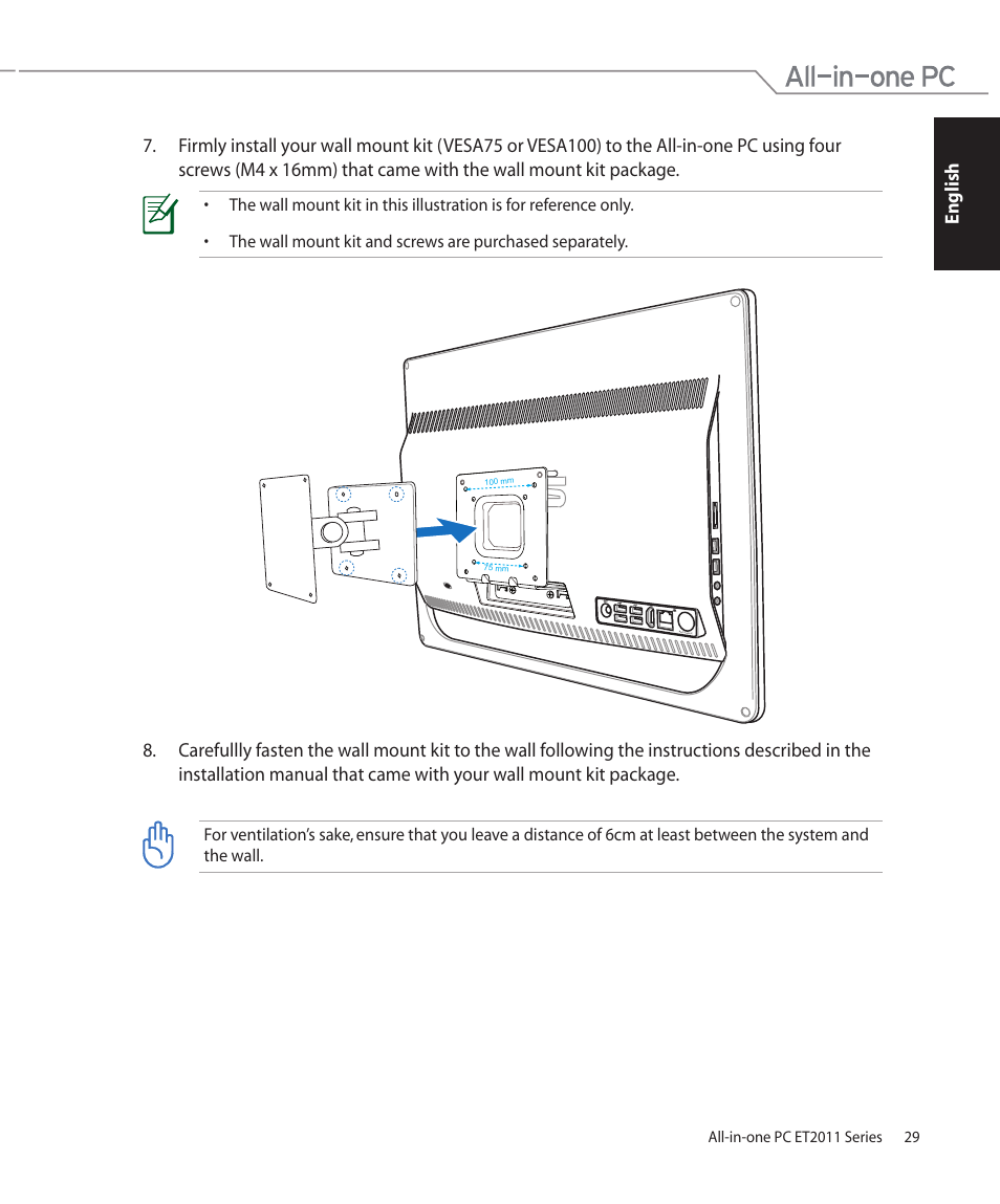 Asus ET2011AGT User Manual | Page 29 / 42