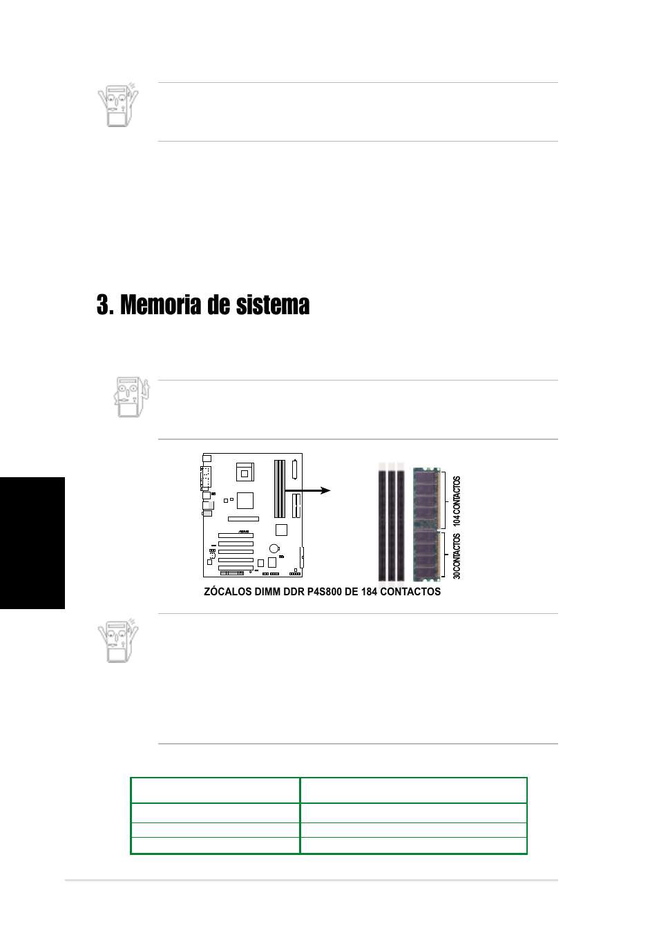 Espa ñ ol, Placa base asus p4s800 | Asus P4S800 User Manual | Page 12 / 16