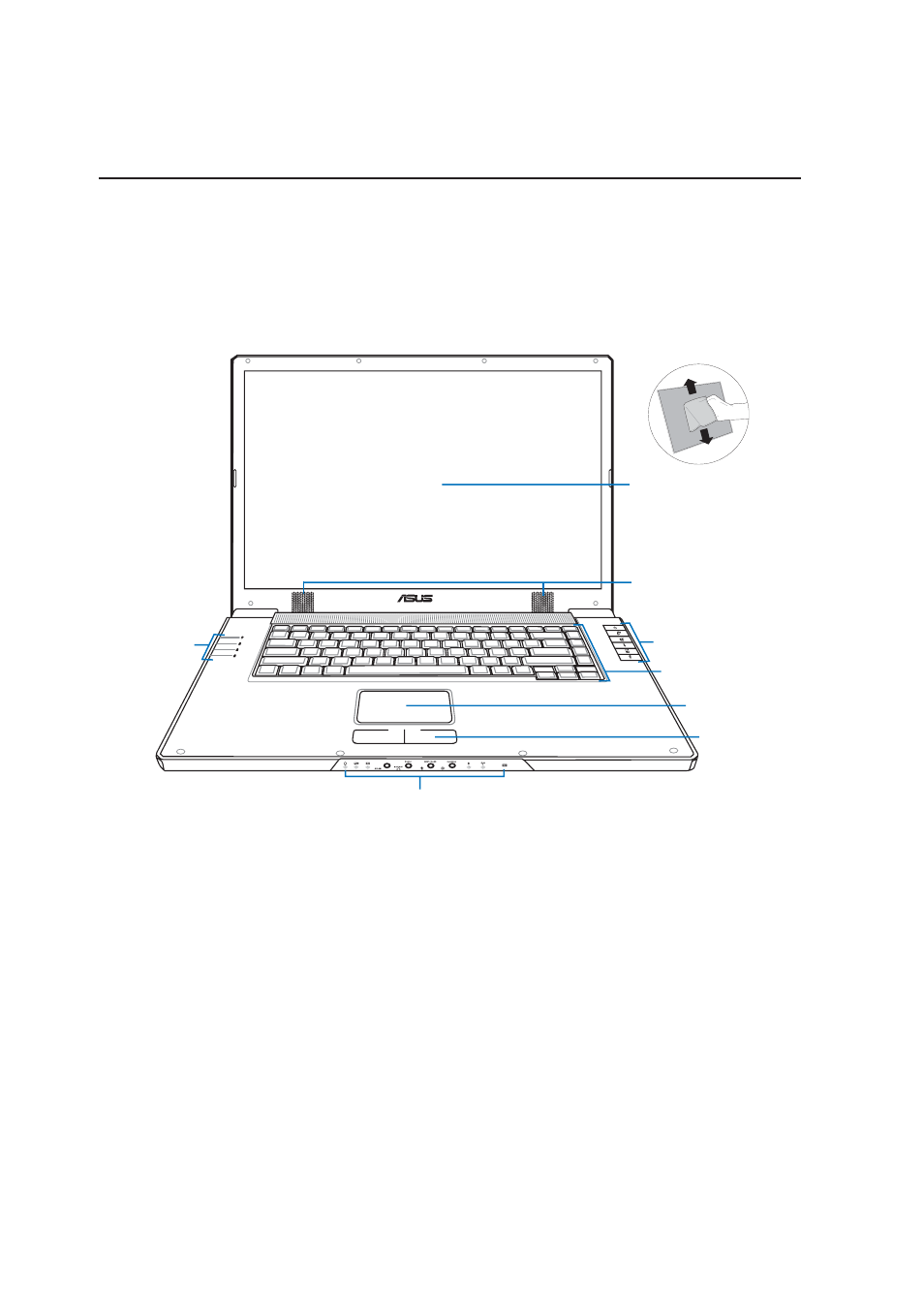 Top side | Asus W2V User Manual | Page 12 / 72