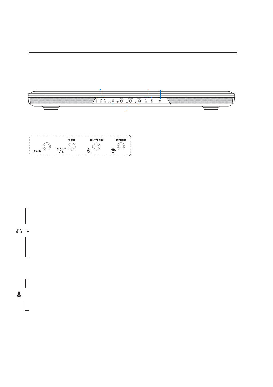 Front side | Asus W2V User Manual | Page 20 / 72