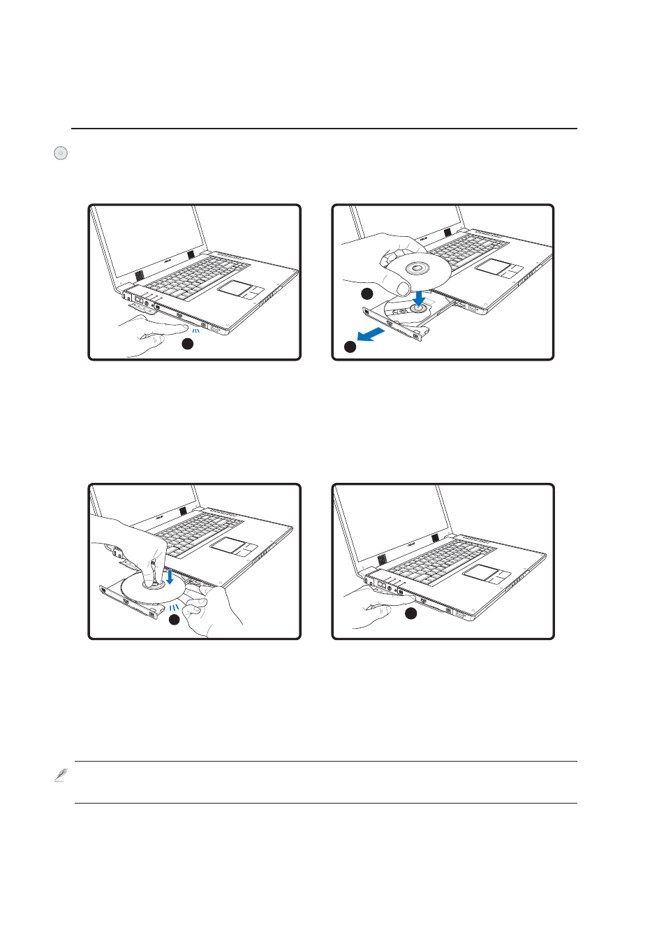 Optical drive | Asus W2V User Manual | Page 42 / 72