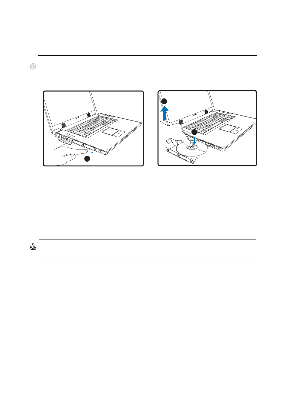 Optical drive (cont’) | Asus W2V User Manual | Page 43 / 72