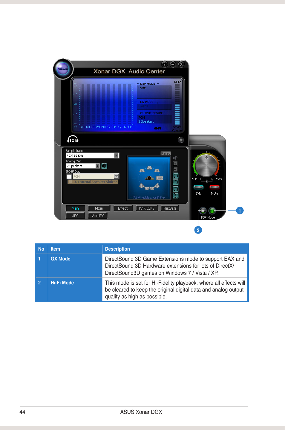 Asus Xonar DGX User Manual | Page 50 / 58