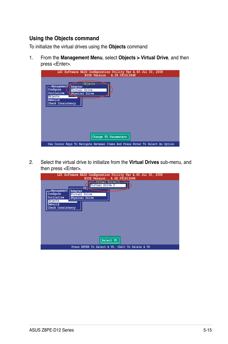 Using the objects command | Asus Z8PE-D12 User Manual | Page 121 / 168