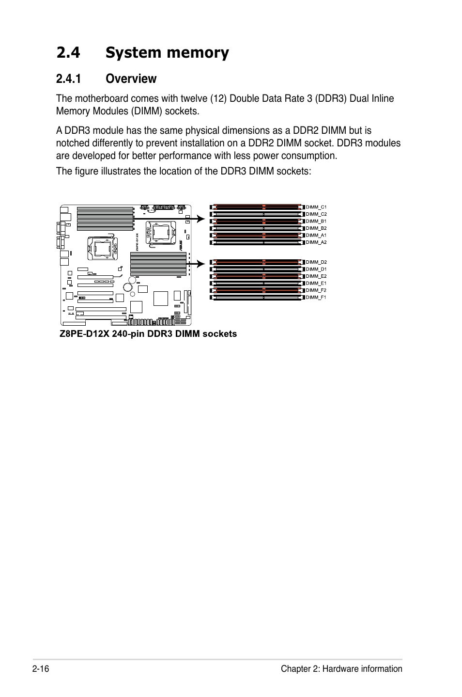 Asus Z8PE-D12 User Manual | Page 36 / 168