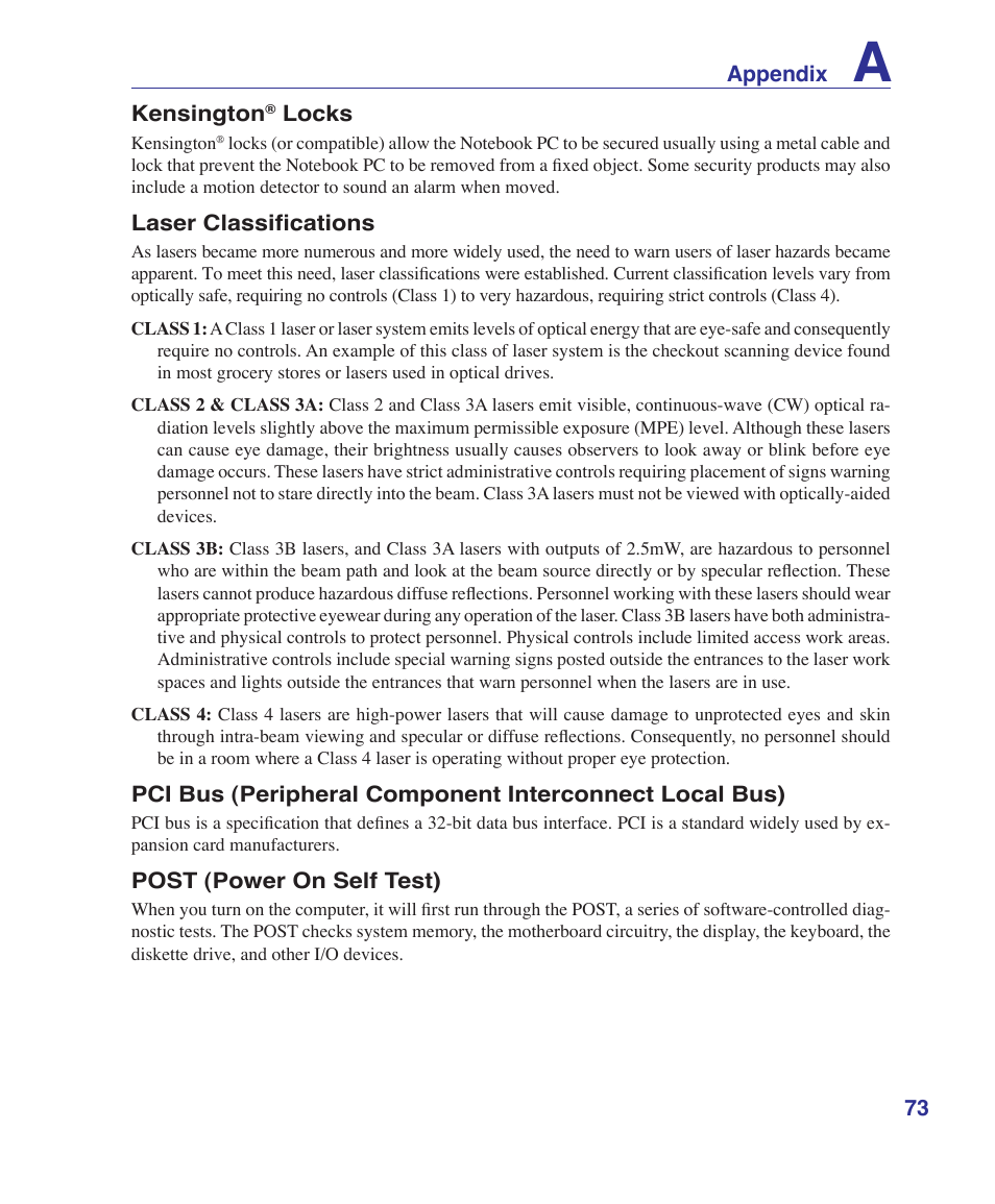 Asus W5Fe User Manual | Page 73 / 87