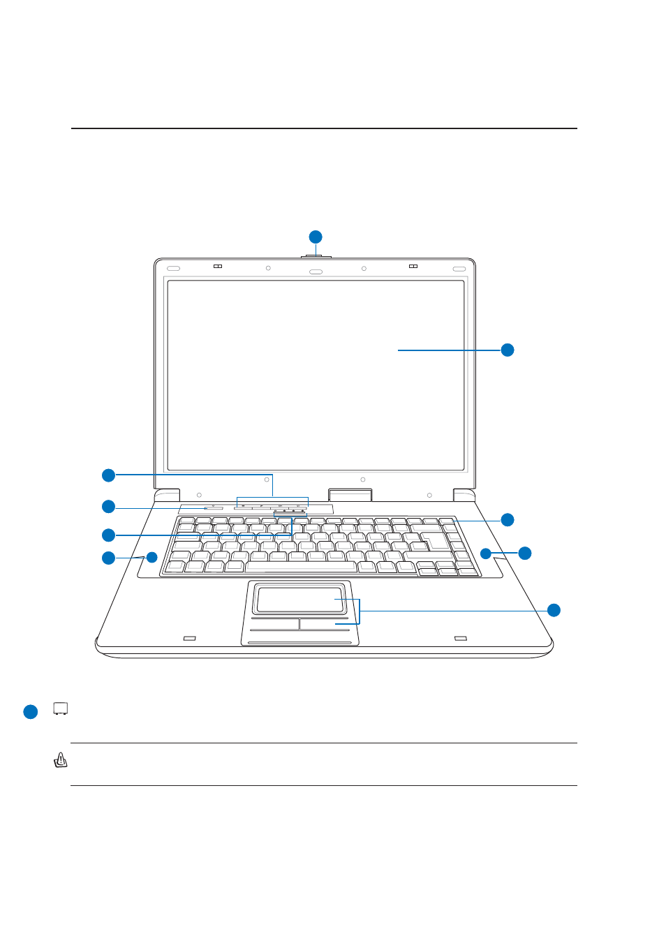 Top side | Asus Z93E User Manual | Page 12 / 70