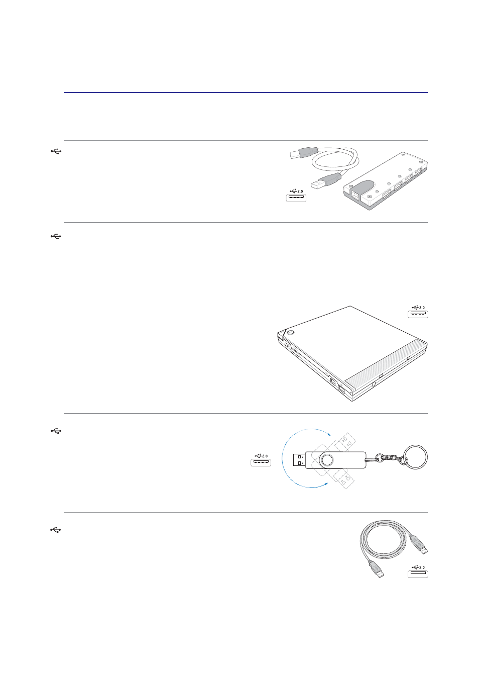 Optional accessories (cont.), Usb hub (optional), Usb 2.0 slim combo drive (optional) | Usb communication cable | Asus Z93E User Manual | Page 51 / 70