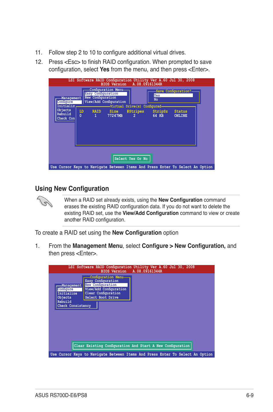 Using new configuration | Asus RS700D-E6/PS8 User Manual | Page 99 / 144