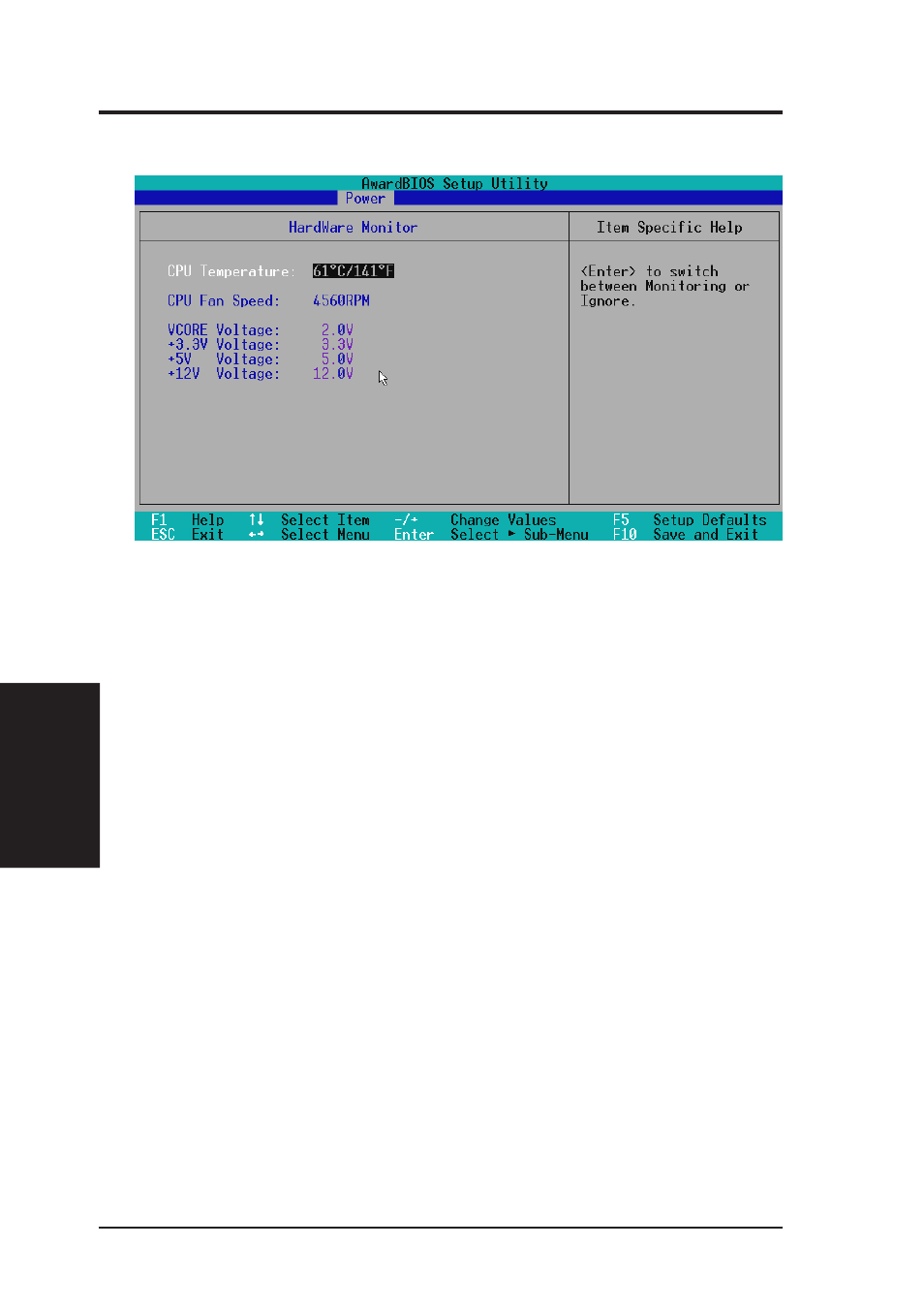 Bios setup, 2 hardware monitor | Asus MES-VM User Manual | Page 56 / 88