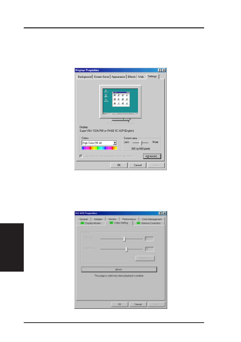 Software setup, 1 making monitor adjustments | Asus MES-VM User Manual | Page 64 / 88