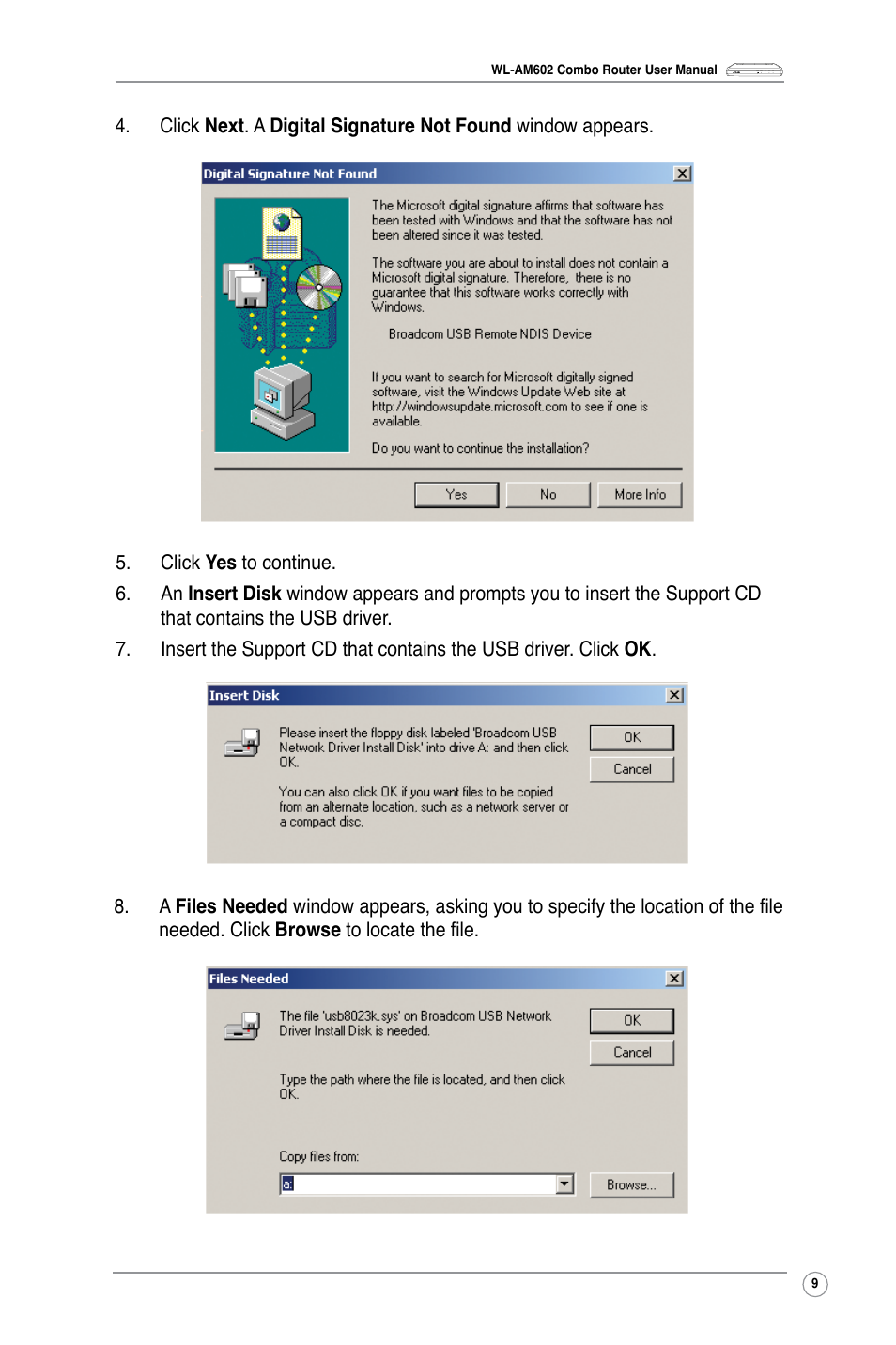 Asus WL-AM602 User Manual | Page 11 / 48