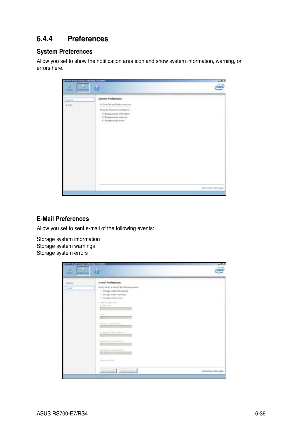 4 preferences, Preferences -39 | Asus RS700-E7/RS4 User Manual | Page 155 / 196