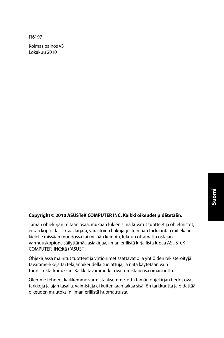 Suomi | Asus EB1007 User Manual | Page 111 / 181