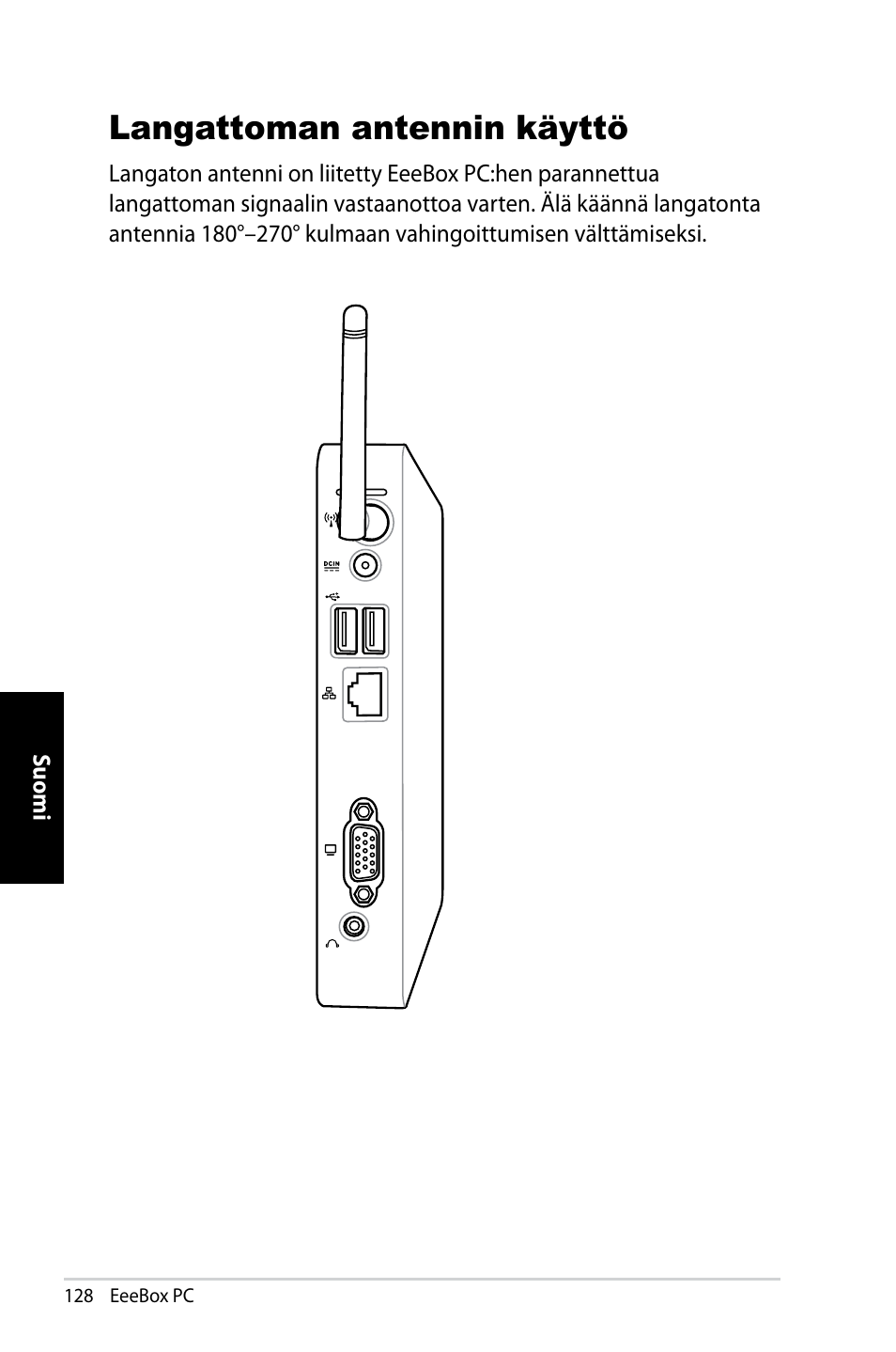 Langattoman antennin käyttö | Asus EB1007 User Manual | Page 128 / 181